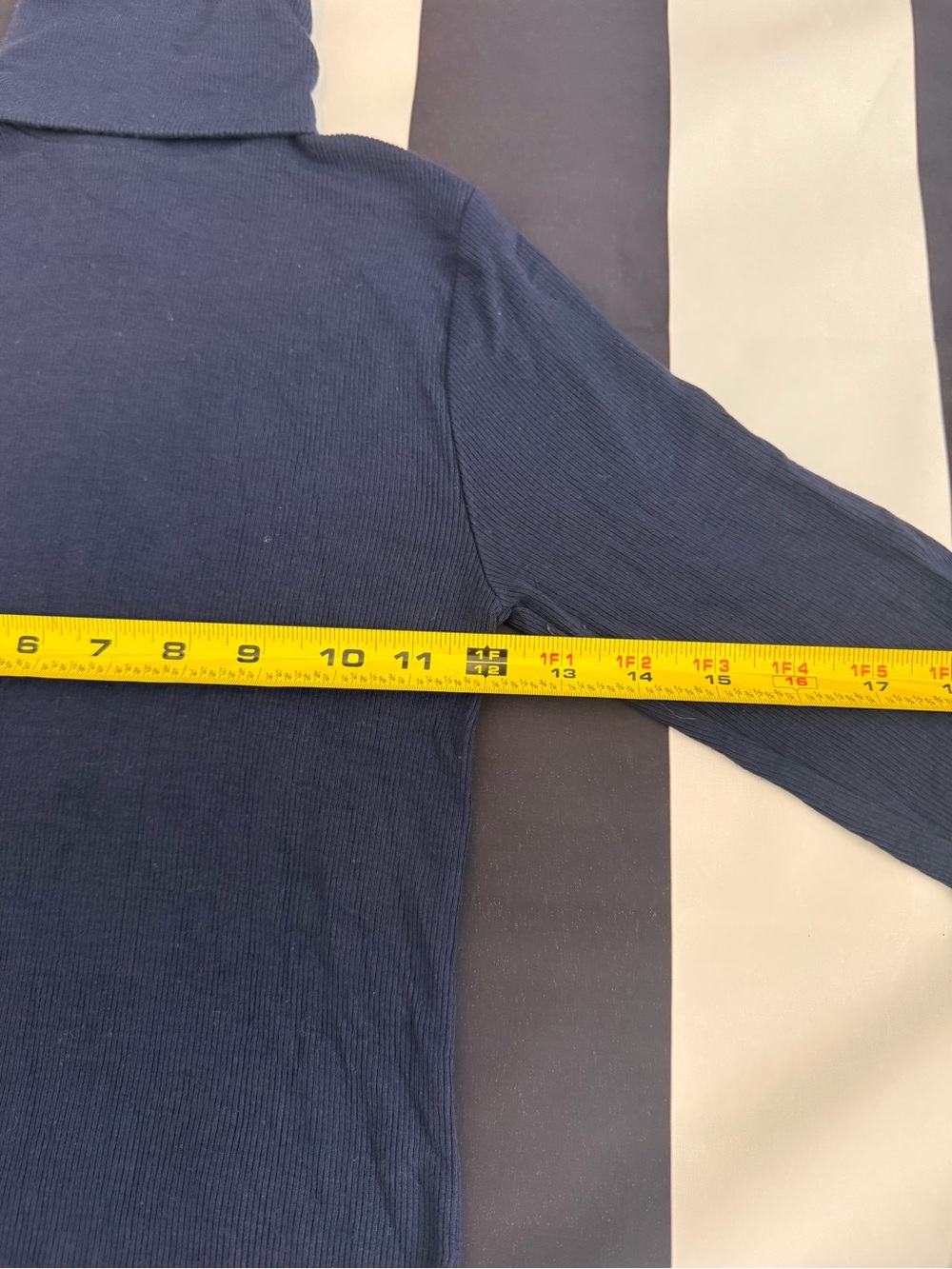 Polo Ralph Lauren Navy Ribbed Turtleneck - Picture 3 of 6